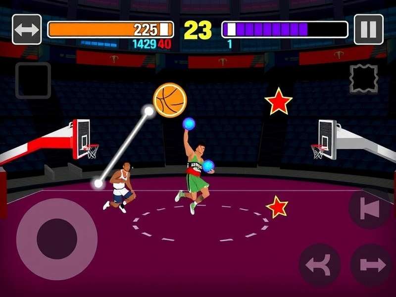 Dunk Showdown Stars gameplay screenshot